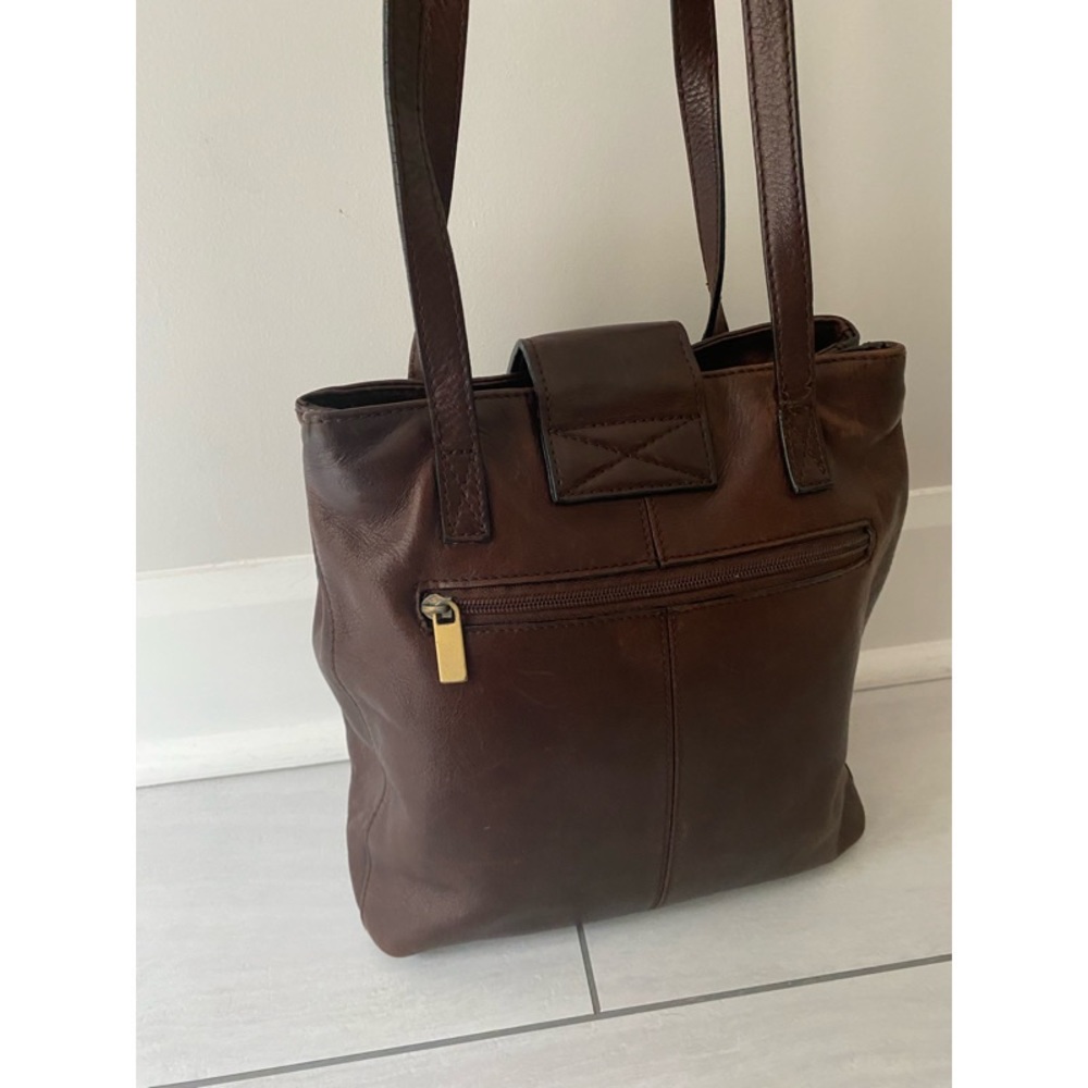 ALDO VINTAGE 90s genuine leather brown purse bag - Picture 8 of 15